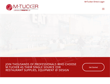 Tablet Screenshot of mtucker.com
